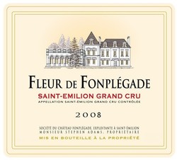 FLEUR de FONPLEGADE 2008 BOTTLE 750ml
